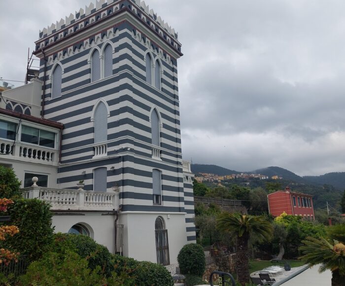 Ristrutturazione in corso di una bellissima villa nella località di Maralunga, Lerici, realizzata da Azzurra Costruzioni